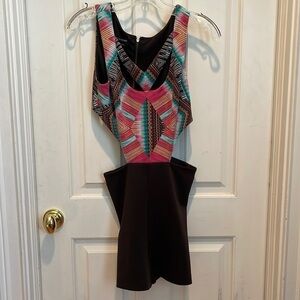 Bebe one piece top and shorts